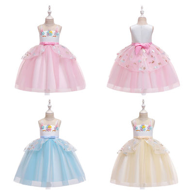 Champagne Baby Elegant Embroidery Baby-Prinses Dresses Wedding Party