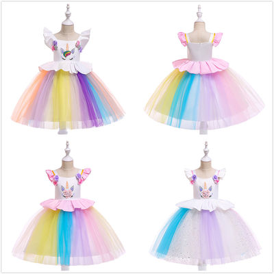 12 jaar de Oude van de Spectakeltutu van Tulle PrinsesDresses met Kantborduurwerk